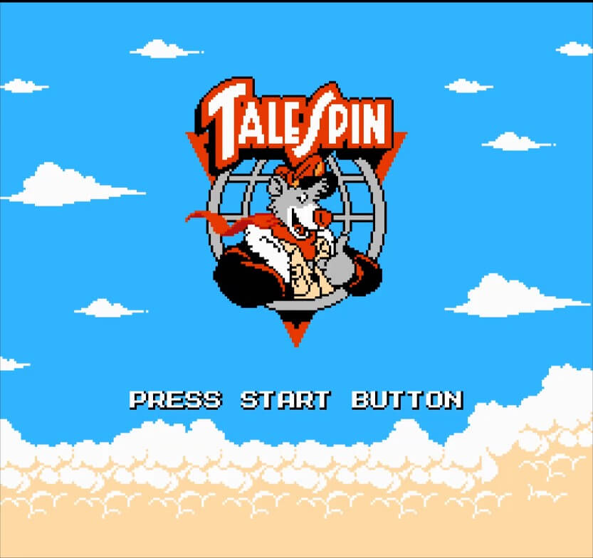 TaleSpin - геймплей игры Dendy\NES